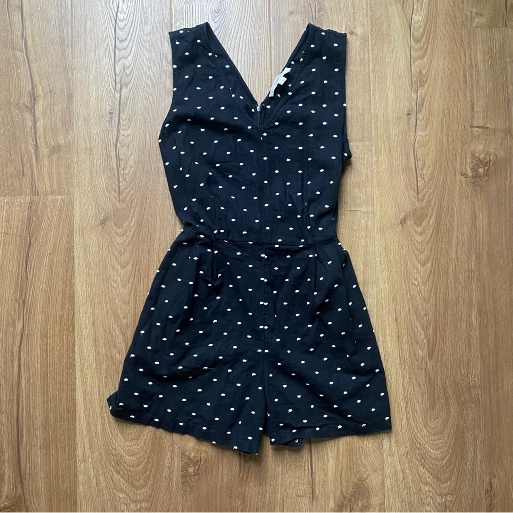 LOFT polka dot romper